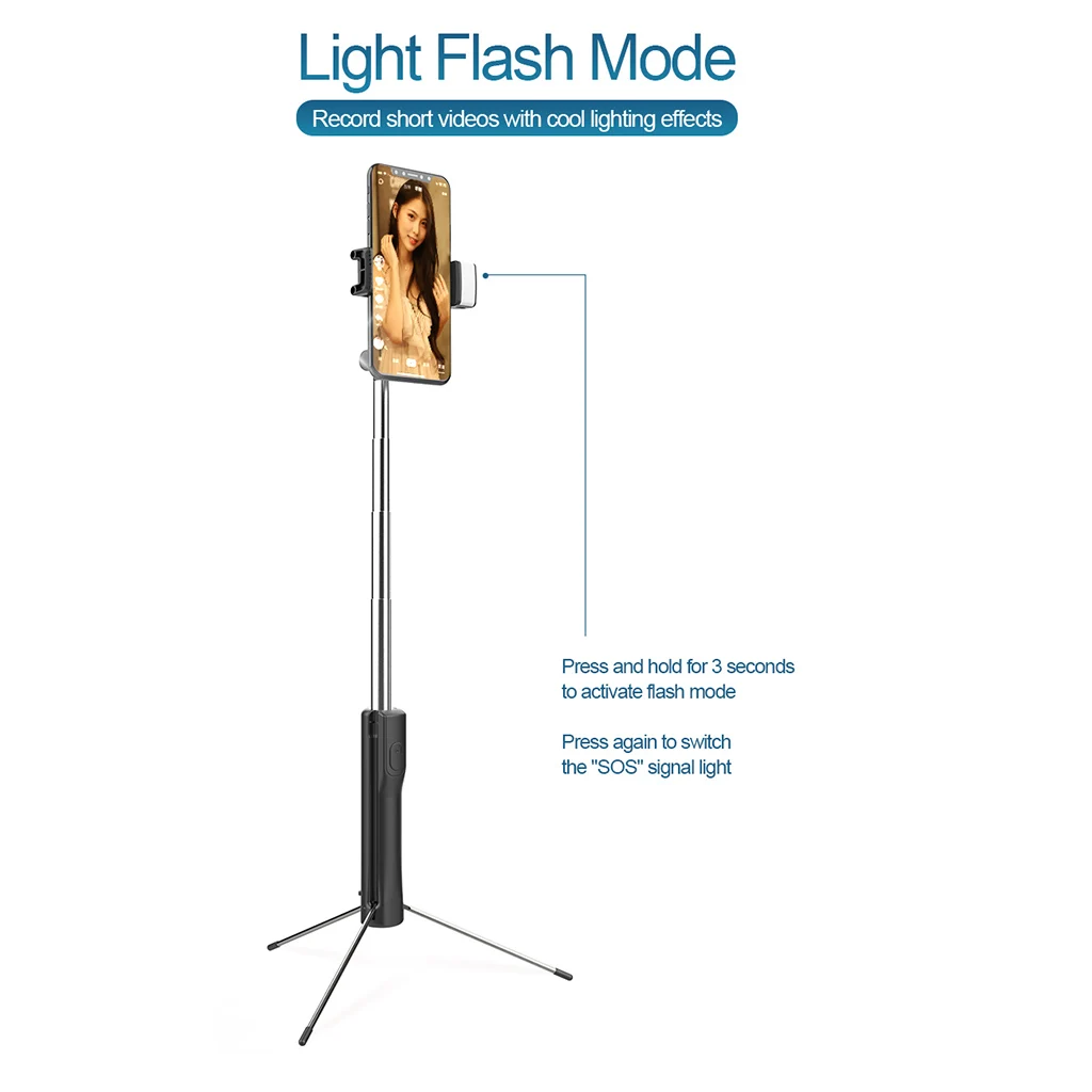 Fill Light Self-Timer Support Tripod Landing Multi-Function Mobile Phone Stand Holder Accessories