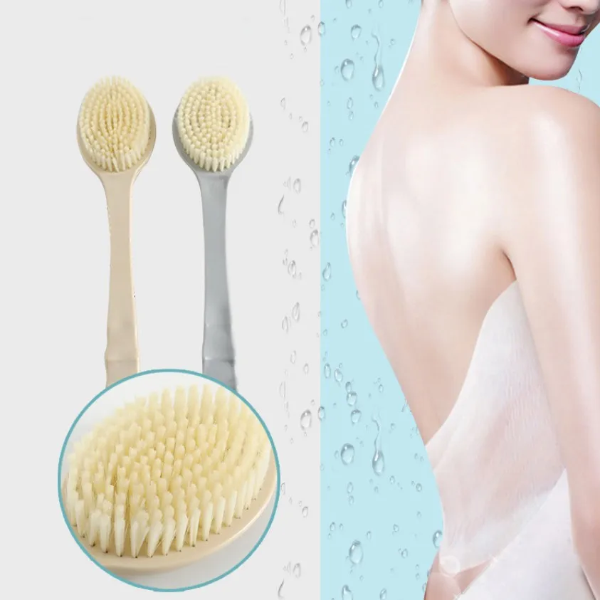Long Handle Soft Bristle Bath Brush after Back Brush Adult Rubbing Decontamination Bath Brush Bath Rub Back Bath Brush Body Brus