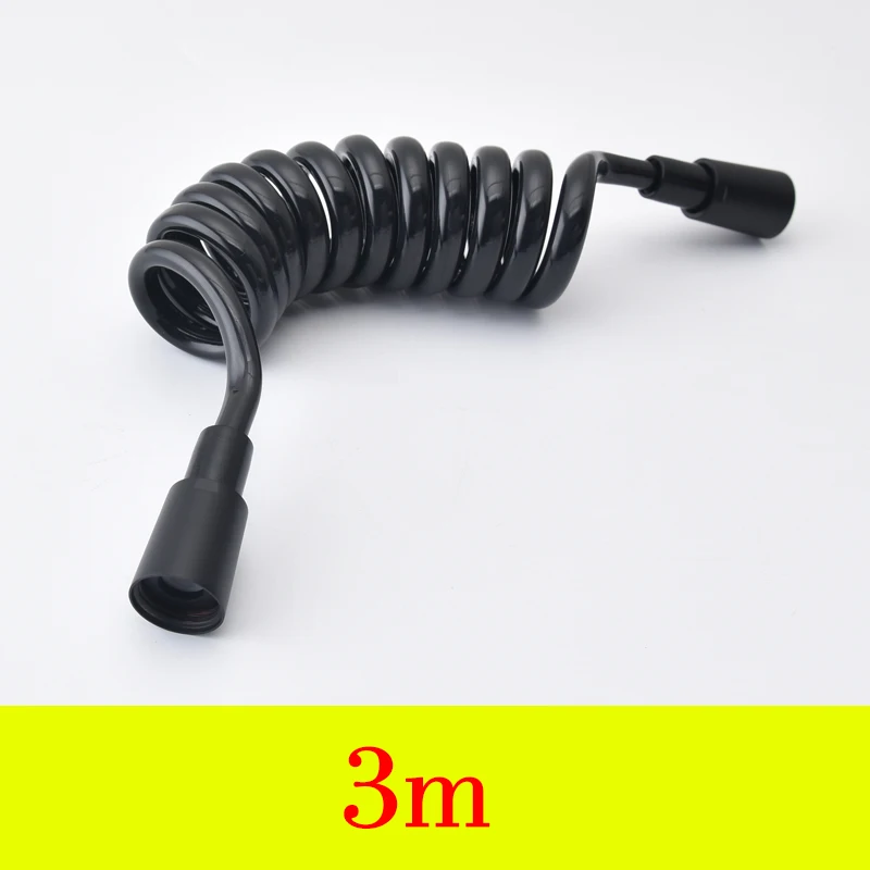 Spring Flexible Shower Hose for Water Plumbing Toilet Bidet Sprayer Gun bathroom Accessories ABS tube 1.5m 2m 3m