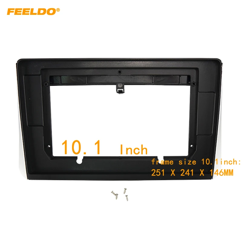 

Рамка для автомобильной аудиосистемы FEELDO, адаптер для Mitsubishi Xpander 2015, 10,1 дюйма, большой экран, 2DIN, рамка для панели приборной панели, комплект # HQ6816