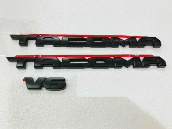 

3PCS FIT FOR KIT BLACKOUT OVERLAY EMBLEM BADGE Fit For 2016-2020 TACOMA V6