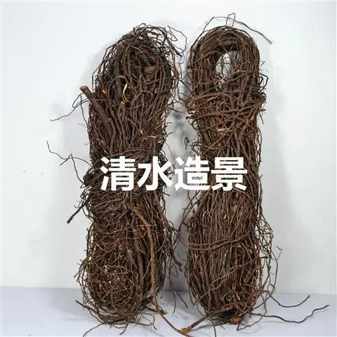 Landscaping-Decoration Moss Rattan-Decor Tree-Vine Aquarium Aquatic-Plants Fish-Tank