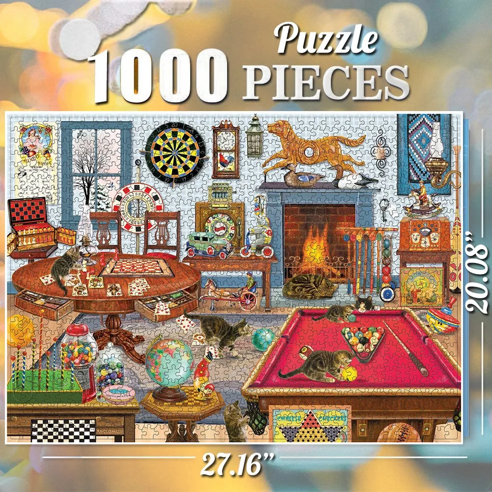 Jigsaw Puzzles Scenery Assembling 1000 Pieces Picture Landscape Puzzles