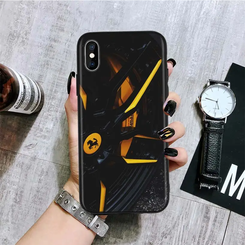 Спортивный автомобиль колесо черный чехол для телефона huawei mate 30 20 10 P30 P20 P10 Pro Lite P Smart Z роскошный Coque Shell - Цвет: BA201-10