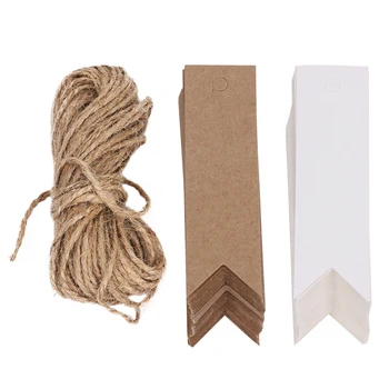 

200pcs Blank Chic Fishtail Package Tags for Note Card Wedding Gift