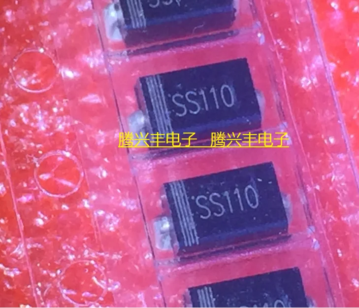 10 шт./лот SS110 1A/100V DO214AC SMA