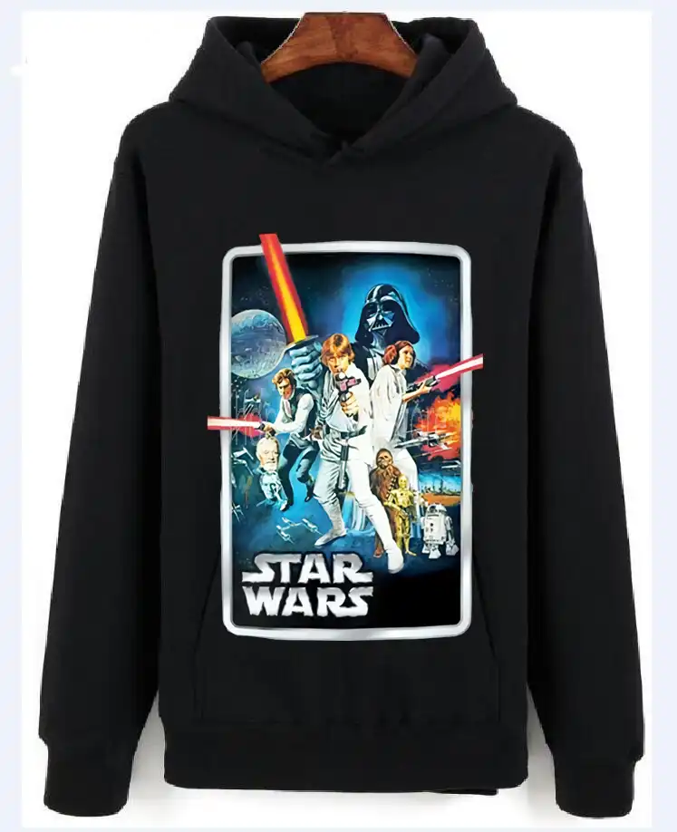 Star Wars Unisex Vintage Poster Drucken T Hooddes Sweater Ci1168