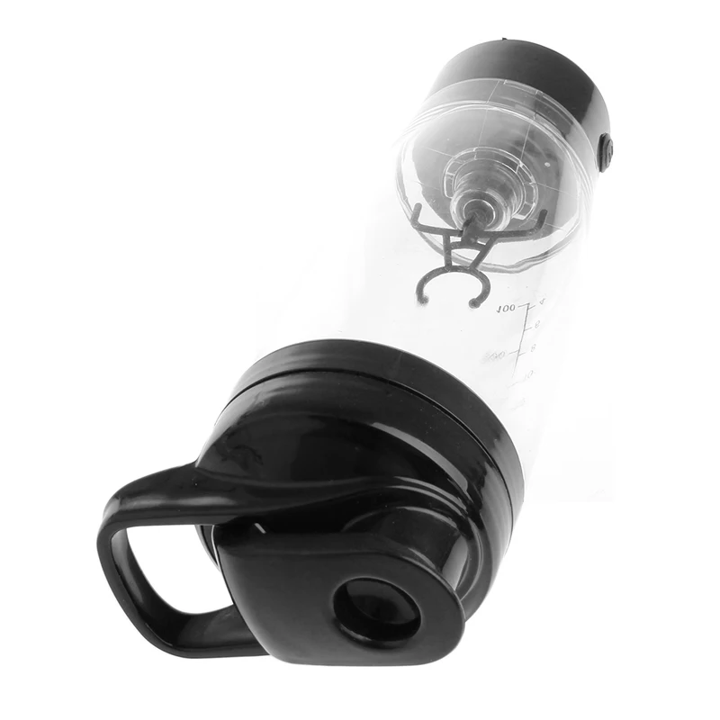600ml Protein Shaker Plastic Water Bottle Sports Detachable Vortex Mixer Cup