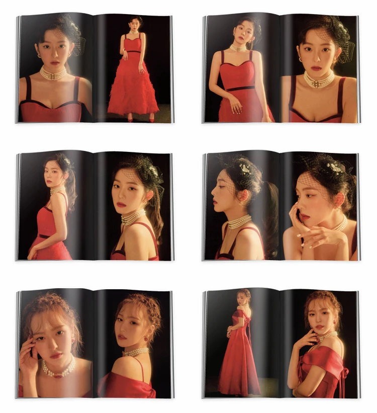 Красный бархат La Rogue Photo Book Irene SeulGi HD фотография Joy Wendy Kpop плакат картина