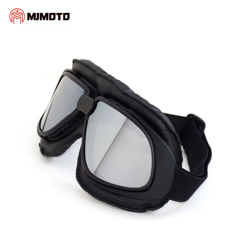 MJMOTO мотоциклетные очки Второй мировой войны Ретро стиль мотоциклетный шлем очки ATV Скутер велосипед очки крейсер внедорожный реактивный Пилот очки