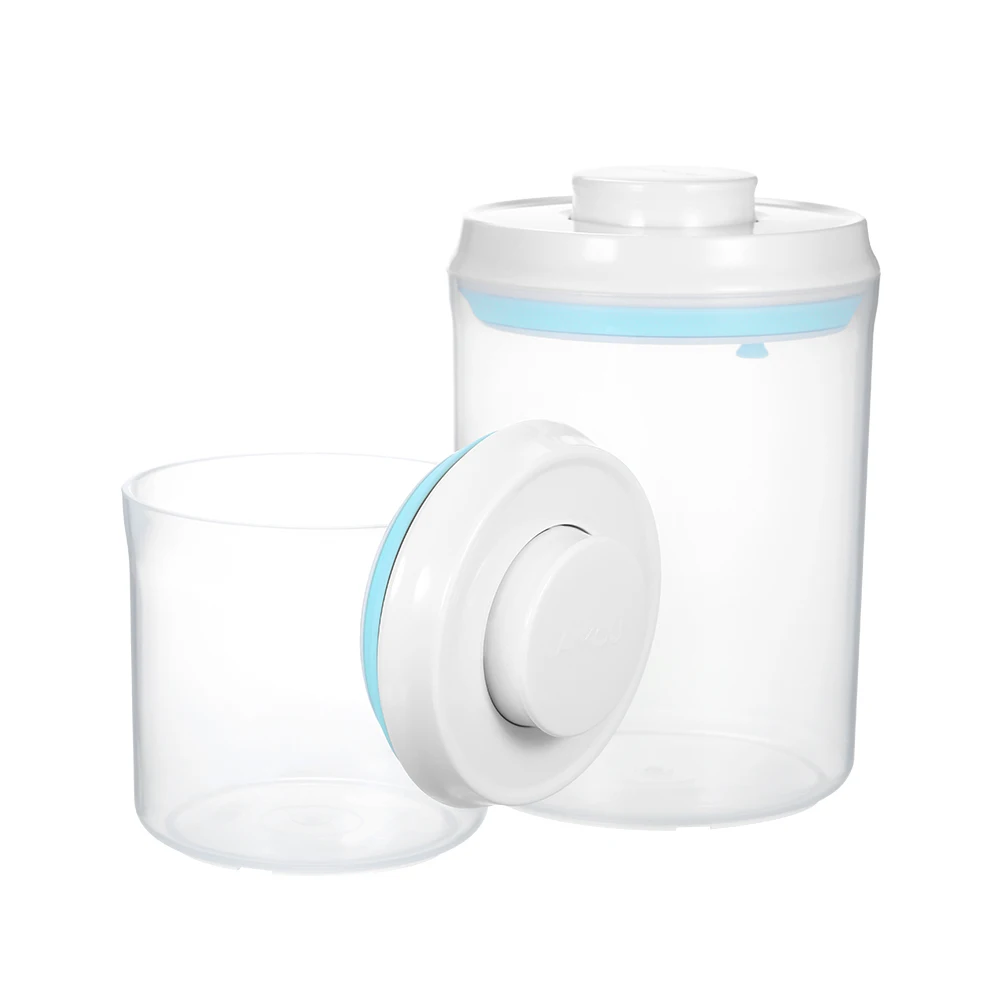 ANKOU 1.5L+ 0.7L 2 шт. коробка для хранения еды Детские кнопочные круглые контейнеры с вешалкой BPA бесплатно влагостойкий Штабелируемый