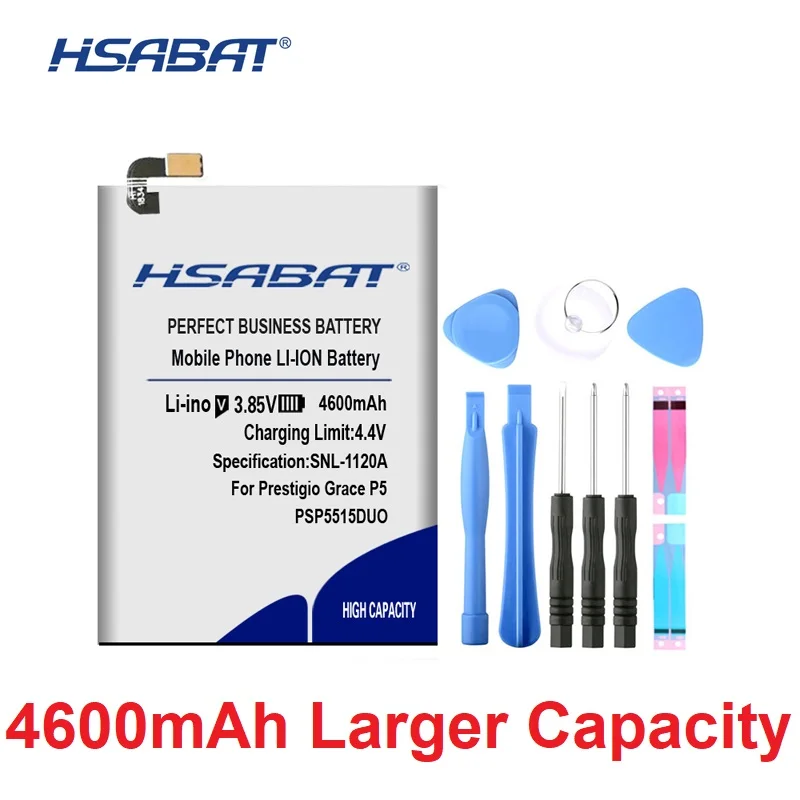 HSABAT 0 цикла 4600 мА/ч, PSP5515 DUO Батарея для рrestigio Grace P5(PSP5515DUO) мобильного телефона запасной аккумулятор