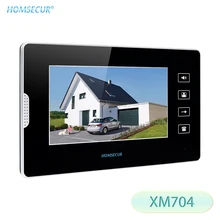 HOMSECUR видео внутренний монитор XM704 7 дюймов для видео домофон система