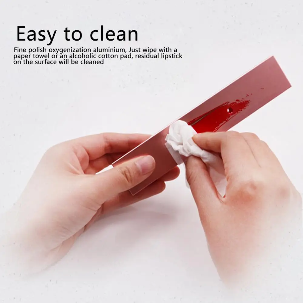 알루미늄 합금 DIY 립스틱 몰드, 립 루즈 밤, 메이크업 도구, 필 몰드, 이중 용도 로즈 골드, 2 홀, 4/6 홀, 12.1mm