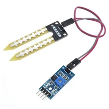 Sensor de umidade para arduino, placa de desenvolvimento DIY sensor inteligente de umidade para arduino para robô carro, higrômetro eletrônico de detecção de solo