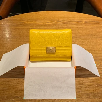 

Wallet Female famous Design genuine Leather Women Wallets short Coin Purse Women Credit Card Holder Small Wallet brand new