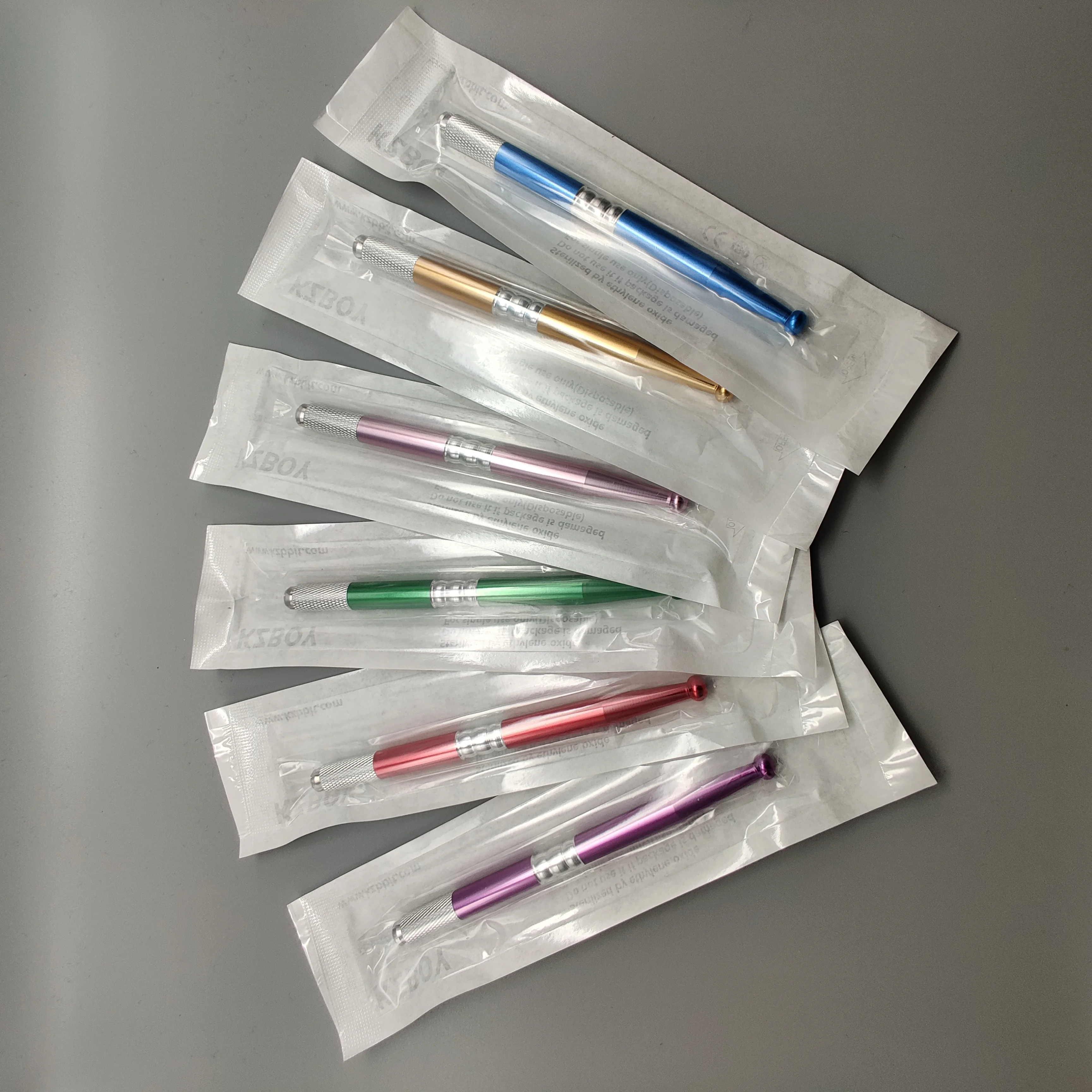 Быстрая доставка 100 шт. мануального татуажа бровей ручки для односторонней обработки индивидуально посылка