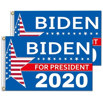 

2PCS 2020 Presidential Hand-Waving Flags Suitable for Party Decoration, Parades, Election Day Celebrations