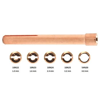 

60pcs TIG Welding Torch 17/18/26 Kit .1.0mm-1.6mm-2.4mm-3.2mm