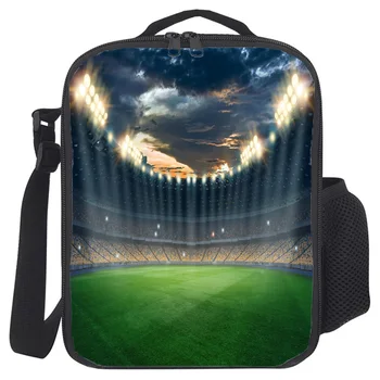 

Stadium Playing Field Portable Thermal Picnic Shoulder Lunch Bag for Women Office Cooler Box Handbag Pouch