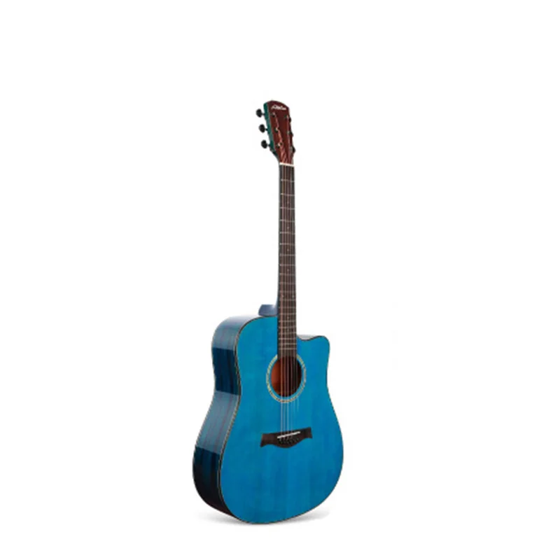 

41 inch6 string folk guitar Cutaway Guitar Glossy Finishing Solid Spruce Sapele Acoustic Guitar AGT127