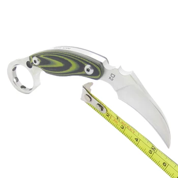 

MASALONG Camping Survival Hunting Knife Self-Defence Steel Tactical Blade Rescue Tools kni73