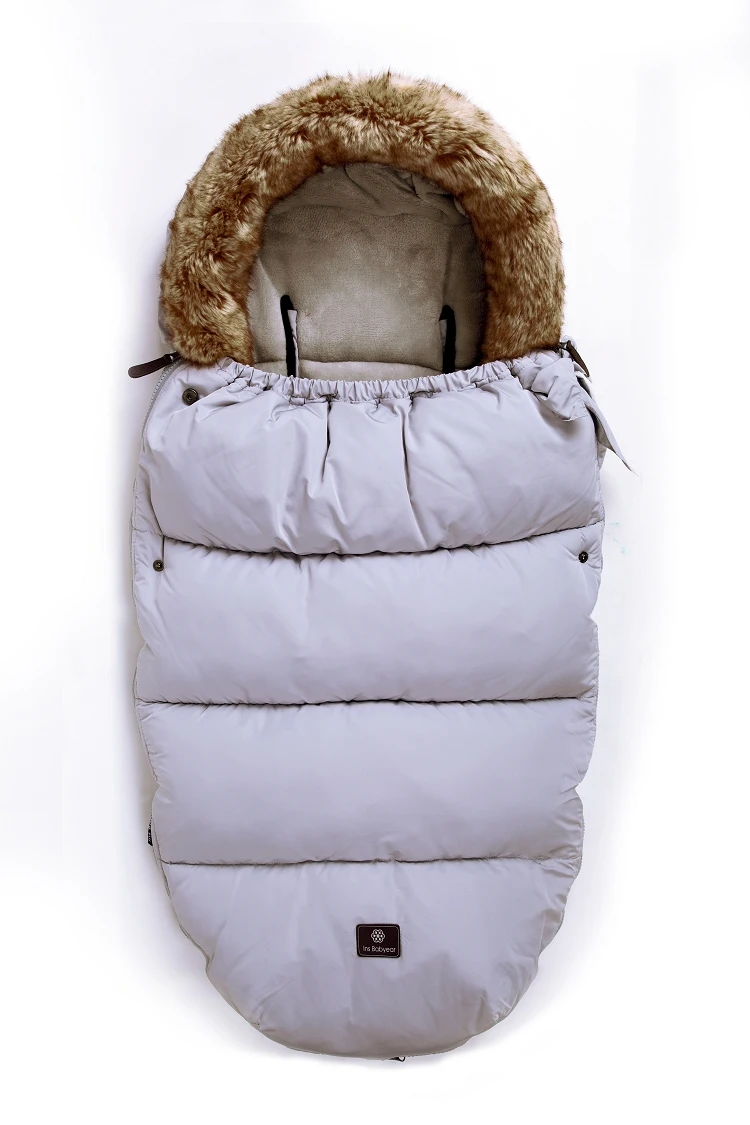 Толстый теплый Конверт для новорожденных, детская коляска для сна, сумка для ног, зимняя ветрозащитная Накладка для ног, чехол для ног в