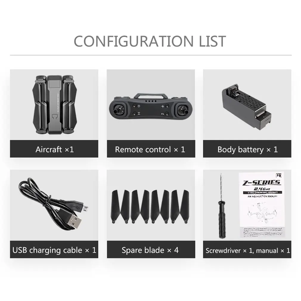 

KF607 Folding Drone Gesture Photo/Video Optical Flow Drone RC Airplane with 1080P HD Electric Adjustment Camera