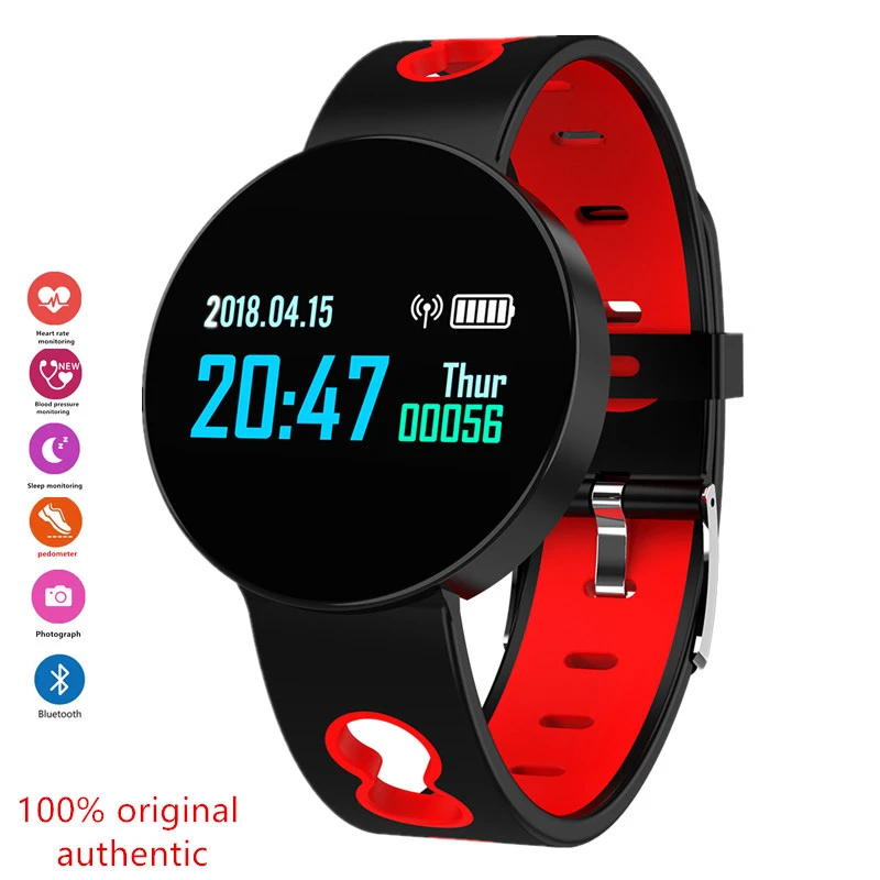 

696 Z8 Round Smart Bracelet Fitness Tracker Watch Waterproof Long Standby Band Sleep Monitoring Weather Forecast Smart Band