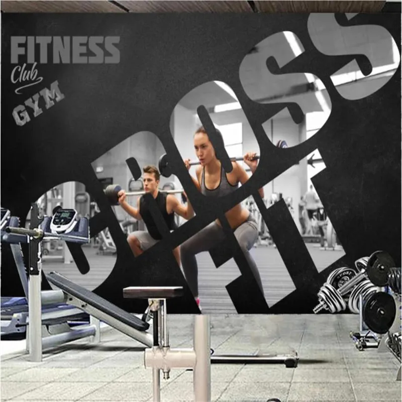 Modern Simplicity Personality Graffiti Mural Industrial Style Gym Background Wall Paper 3D Fitness Dance Room Decor Wallpaper 3D Modern Simplicity Personality Graffiti Mural Industrial Style Gym Background Wall Paper 3D Fitness Dance Room Decor Wallpaper 3D