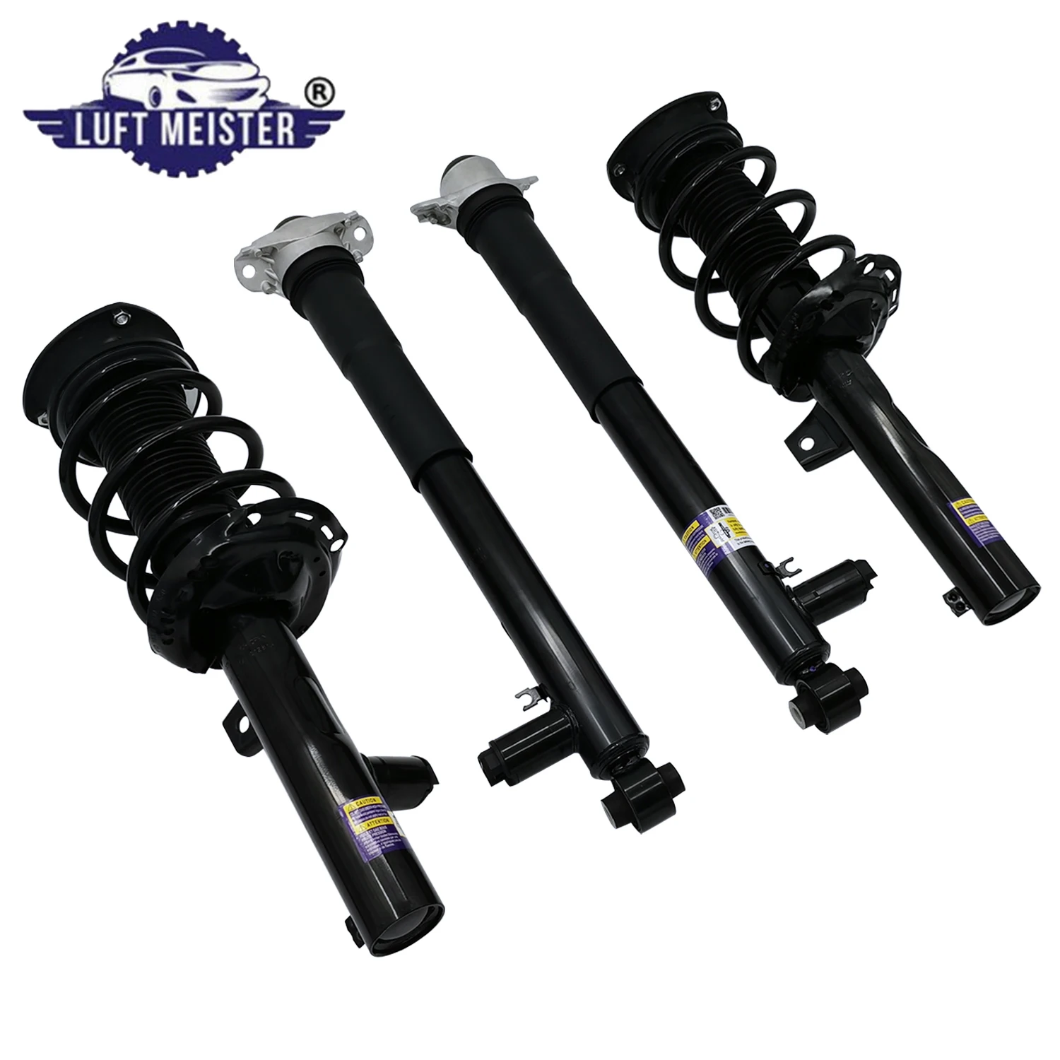 4Pcs Front+Rear Left&Right Electric Shock Absorber Assy for VW Passat  2015-2020 VW Golf 7 2012-2020 5Q0412037HM 5Q0512037L