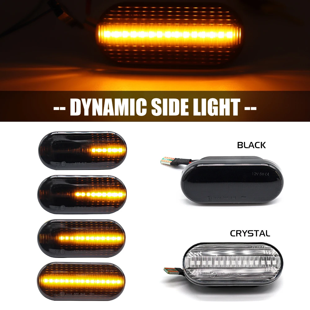 Indicatori Di Direzione Per Volkswagen Vw Bora Golf 3 4 Passat 3Bg Polo Sb6 Seat Ibiza Leon Skoda Ford Indicatore Led Specchio Laterale