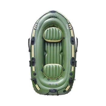 

Inflatable Boat Set Kayak Fishing Boat Thickening Diving Raft River Pump And Safety Rope Accessories With Oars Set Load 200kg Ho
