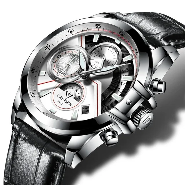 

Cheap Men Watch Chronograph Waterproof 30M Fashion Casual Wristwatch Male Clock 2019 Quartz Sport Relogio Masculino Sale