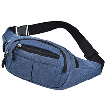  Men Waist Bag Pack Men's Wallet Purse Casual Large Phone Belt Bag Pouch Women Canvas Travel Motorcycle Bag Fanny Banana Bag Hip 
