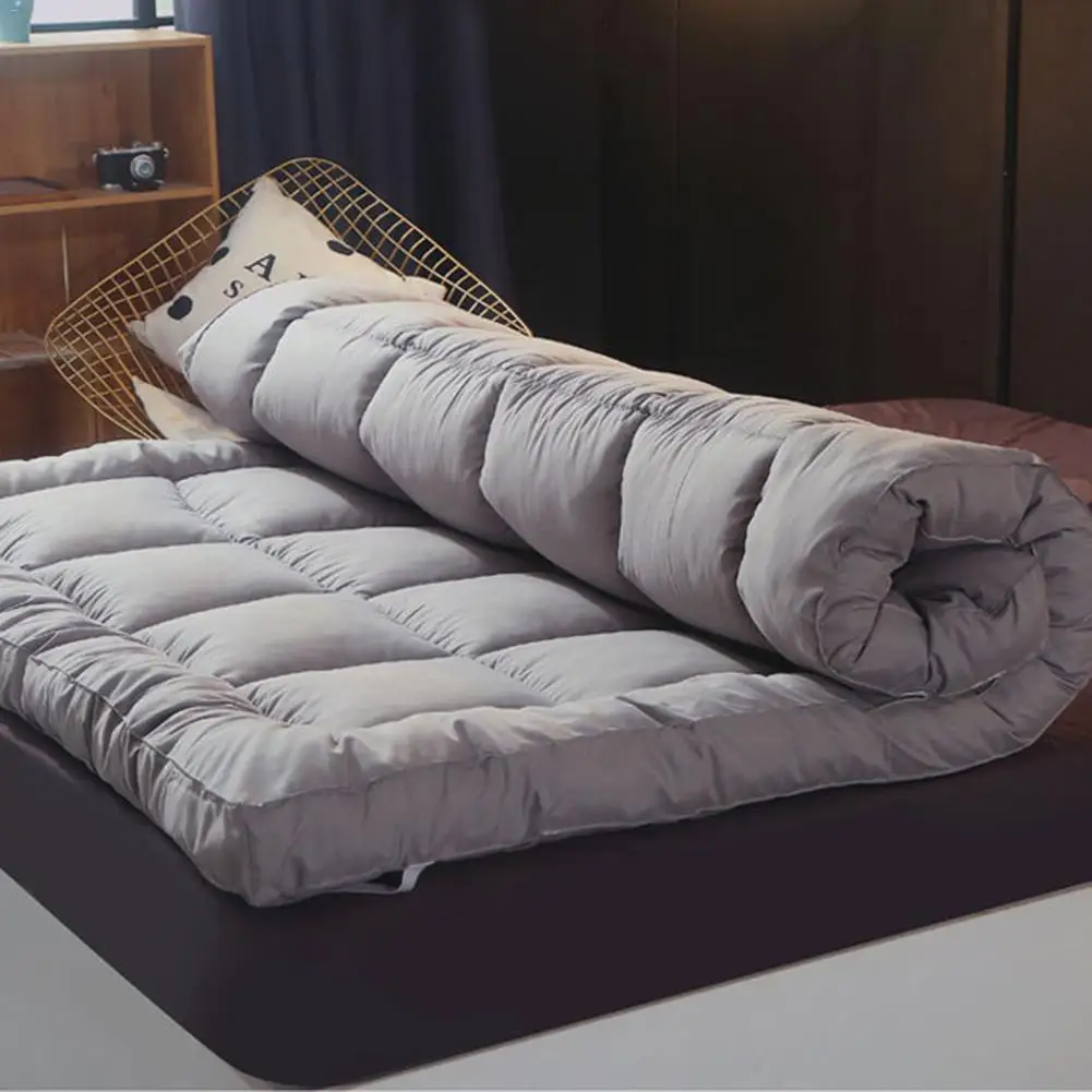 Thickened Cotton Mattress Antibacterial Breathable Winter Warm Pad Foldable Tatami Single Double Mattress King Queen Size