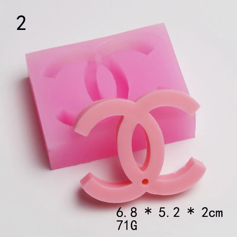 3D Letter X Silicone Mold Diy Famous Brand Logo Fondant Mould Cake Chocolate Jelly Candle Soap Mold Cake Decoration Baking Tools1