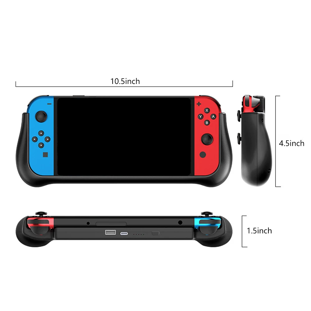 10000 мА/ч Батарея чехол Мощность банка для NS Switch игровой консоли машина Внешний с