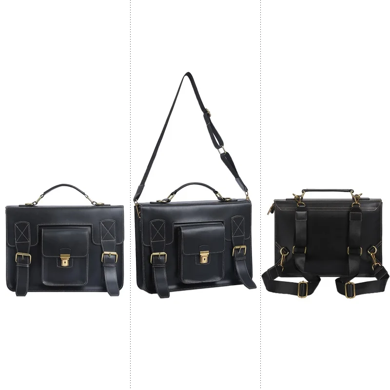 Shoulder computer bag retro Fashion laptop bag women portable handbags 14 "15.6" flat retro Backpack business Pocket PC bags 3