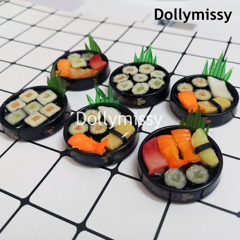 Миниатюрная еда для кукольного домика 2 шт. японские суши рис ролевые искусства