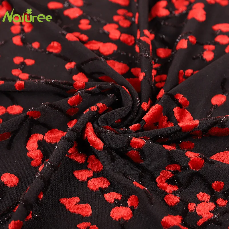 50 см* 150 см искусственный цветочный дизайн напечатанный корейский бархат выгорания ткань для одежды