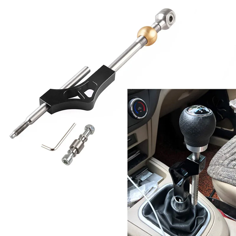 

Aluminum Adjustable Lever Car Gear Shift Knob Extender Shifter for Acura Civic B D Series Engine Transmission