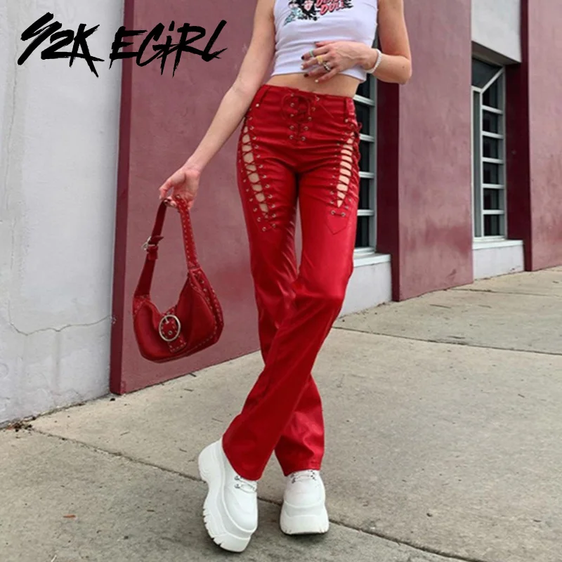 Y2K EGIRL Summer Streetwear 90s Hollow 