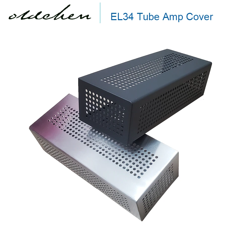 AkLIAM Laochen / Oldchen EL34 Tube Amplifier Protective Cover Black and Silver | Электроника
