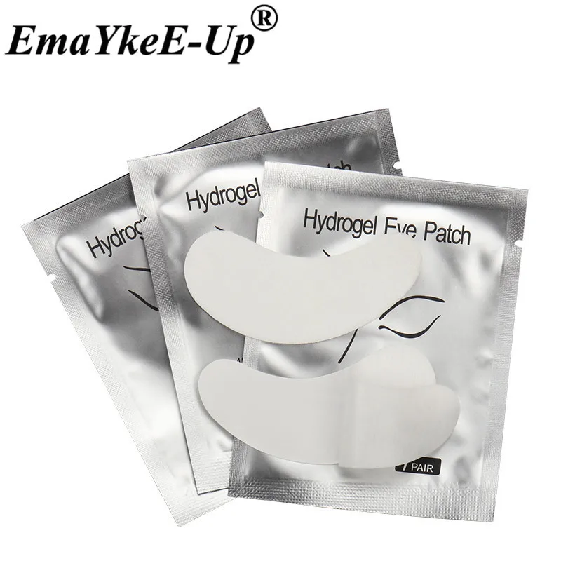 100pairs Professional Lint Free Under Eye Gel Pad Patches Makeup Tools Eyelash Extension Pads Tips Sticker Wraps Beauty Tool     (22)