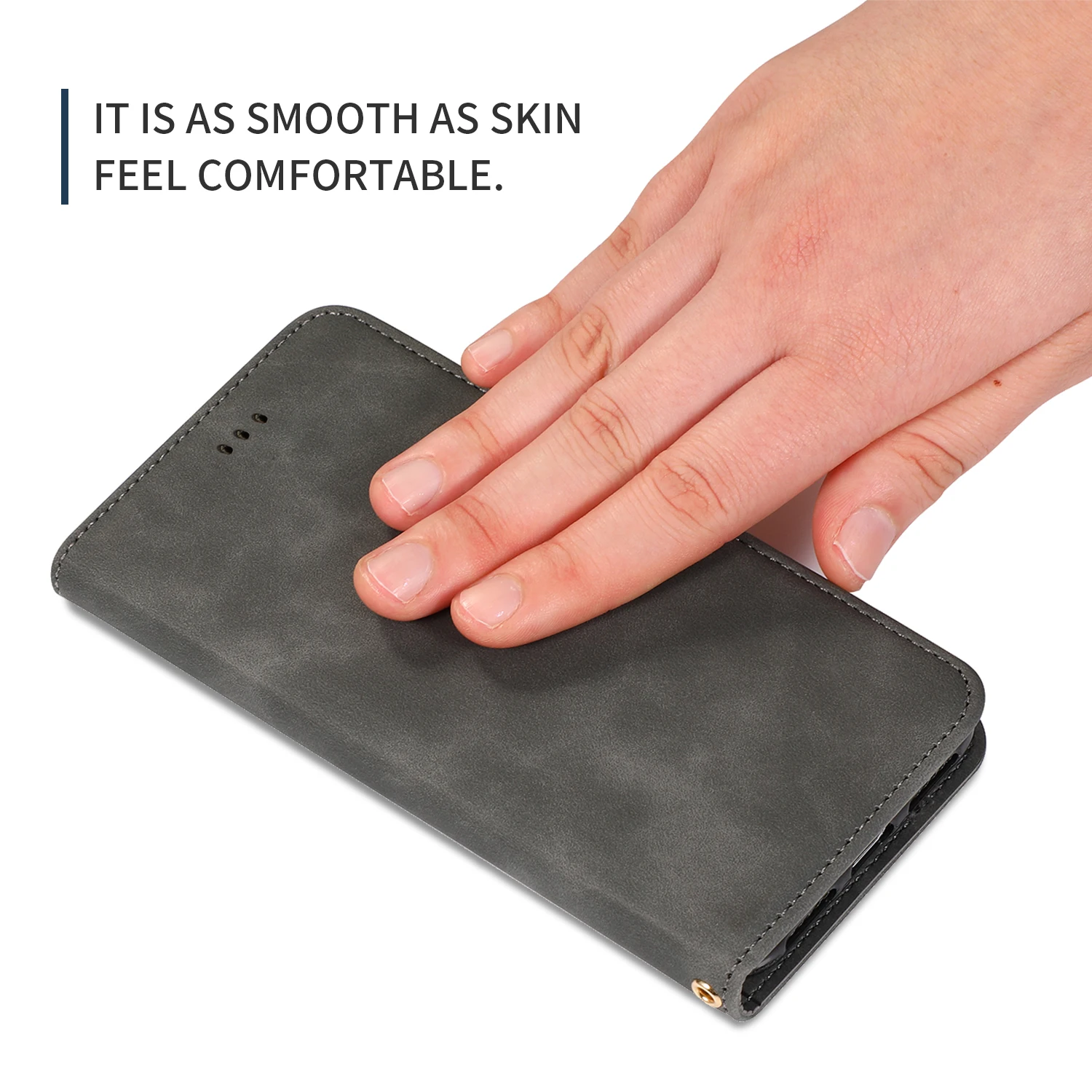 20pcs/lot High grade Business 2 card flip leather cover for samsung galaxy Note 8 9 10 10 Pro stand cover case