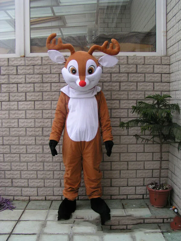 

Christmas Reindeer Mascot Costume Suits Cosplay Party Game Outfits Advertising Promotion Carnival Halloween Xmas Adults Fursuit