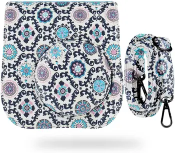 

Camera Case Bag Compatible for Fujifilm Instax Mini 11/9/ 8+/ 8 Instant Film Camera with Shoulder Strap - Totem