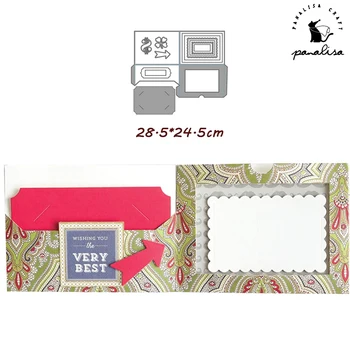 

Panalisacraft Big Envelop Metal Cutting Dies diecut cut die scrapbooking Album Paper Card Craft Embossing