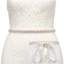 Свадебный пояс со стразами лента для подружки невесты Кристалл Свадебный ободок пояс женское платье аксессуары